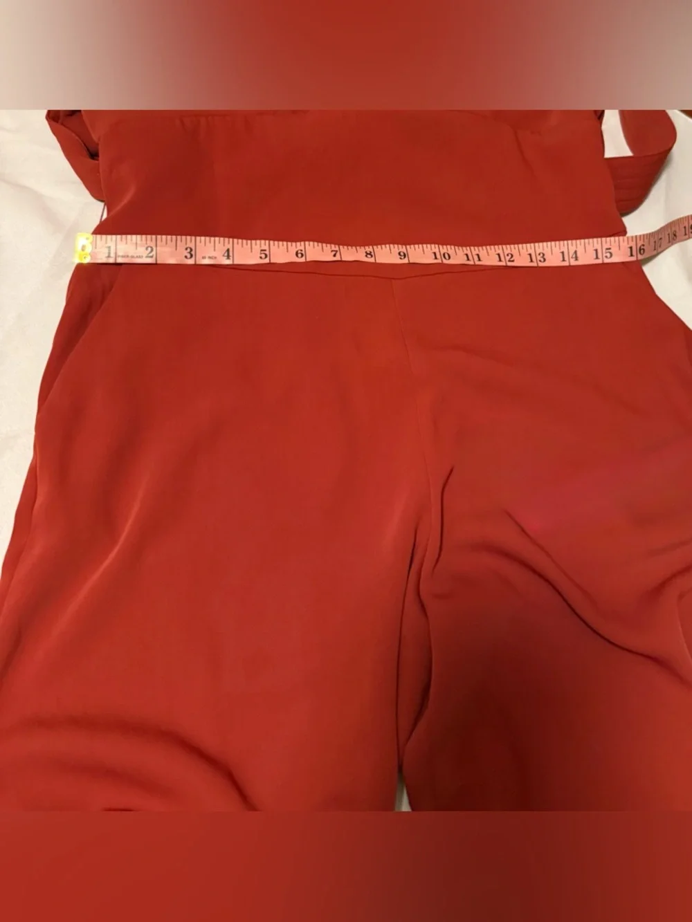 Karen Millen Scarlet Wide-Leg Belted Jumpsuit - Picture 11 of 13